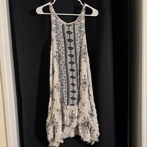 FP Movement by Free People Asymmetrical Dress in Cream and Navy